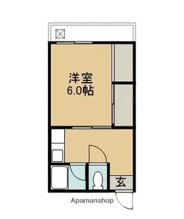 豊コーポ【105号室】の間取り