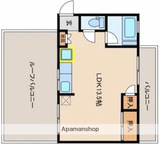 ファーストライフ谷川【405号室】の間取り