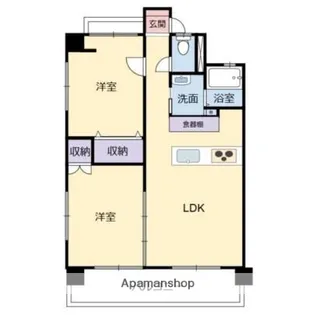 オリエンタルハイツ【703号室】の間取り