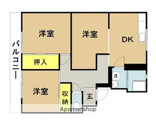 アームビル【2階】の間取り