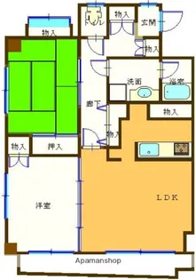 コーラルアイランド青島【402号室】の間取り