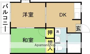 フォーブルⅢ【A202号室】の間取り