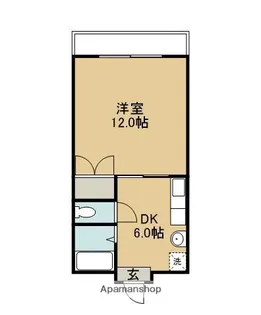 オクタワーズ宮崎南【803号室】の間取り