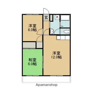 マノワール51【401号室】の間取り
