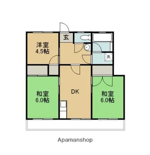 金丸ハイツ【402号室】の間取り