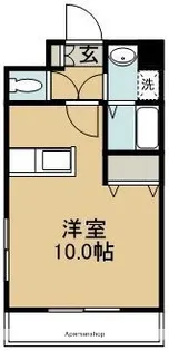 サンライズプラム【102号室】の間取り