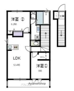 OTTO Ⅲ【7号室】の間取り