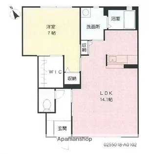 エクセランメゾン【101号室】の間取り
