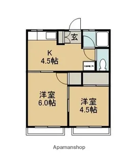 ファーストライフⅣ【101号室】の間取り