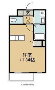 マリベールARASHIANS【402号室】の間取り