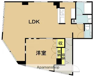 ミッキービル【4F号室】の間取り