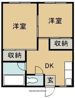 ノムラビル【504号室】の間取り