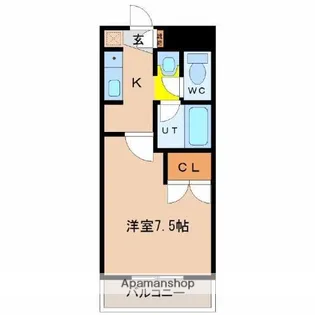 メモワール光陽【203号室】の間取り