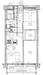 アーベイン永楽【3階】の間取り