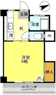 コーポ池内【306号室】の間取り