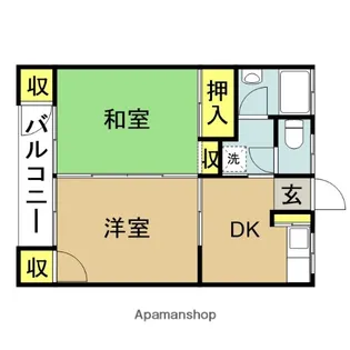 クインテットⅠ【301号室】の間取り