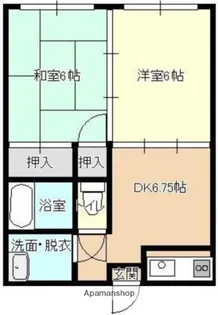 シティハイツ堀川Ⅱ【302号室】の間取り