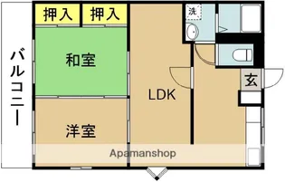 コンフォートシンビュー【202号室】の間取り