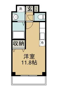 BLU MARE【8階】の間取り