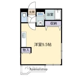 ロイヤルシティ大工【202号室】の間取り