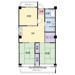 矢野ビル【302号室】の間取り