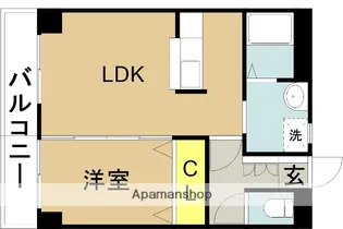 テンダーマンションⅢ【302号室】の間取り