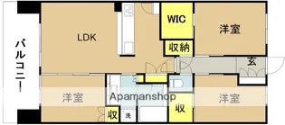 シティテラス宮崎【603号室】の間取り