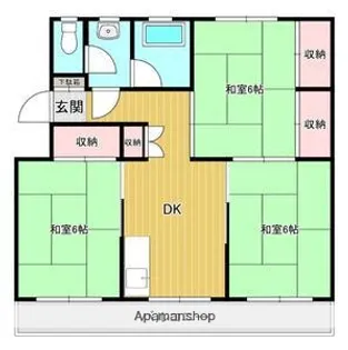 吉原マンション【102号室】の間取り