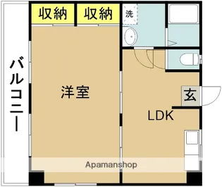 岡田コーポ【22号室】の間取り