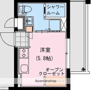 THE ROCK APT【2階】の間取り