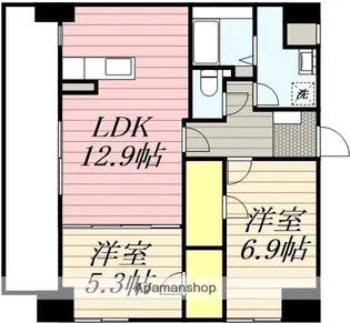 F・STAGE江平EAST【6階】の間取り