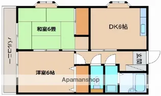チェリーハイツⅡ【105号室】の間取り