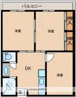 サンハイツ【202号室】の間取り