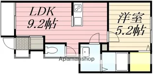 ベルリード美夢【103号室】の間取り