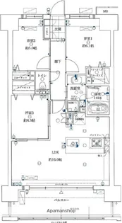 レクシア柳丸ガーデンフォート【907号室】の間取り