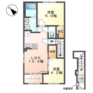 MAISON CHOU CHOU【2階】の間取り