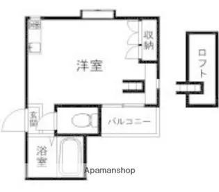 オーベスト加納【410号室】の間取り