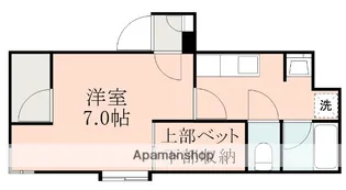 タウンコート荒田【4階】の間取り