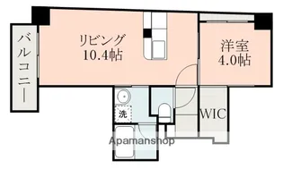 プラウド加治屋21【2階】の間取り