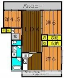 鹿児島県鹿児島市鴨池新町【マンション】の間取り