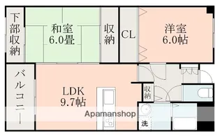 ドルチェ西紫原【2階】の間取り