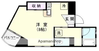 ラメール荒田【4階】の間取り