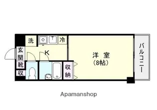リードIN荒田【3階】の間取り