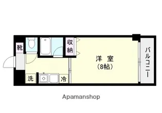 リードIN荒田【4階】の間取り