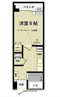 サザン豊島【105号室】の間取り