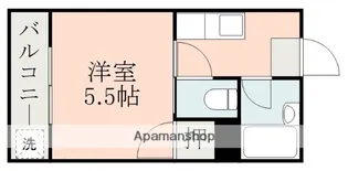 シャルルコーポ紫原【2階】の間取り