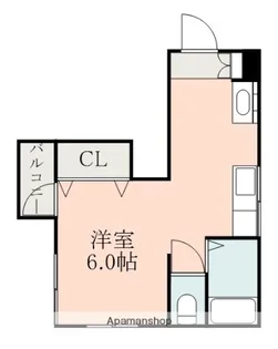 スプリングハイツ中洲【303号室】の間取り