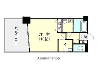 1Kの間取り画像