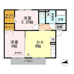 フルール【2階】の間取り
