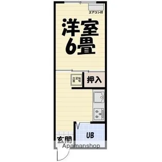 イトーハイツ5【1階】の間取り